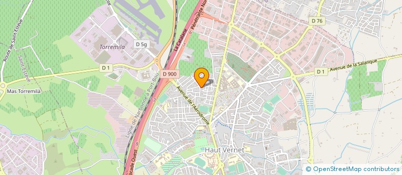 localisation de l'entreprise MADAME ELISA DELPON  PERPIGNAN