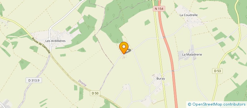 localisation de l'entreprise MADAME ELISA DETHAN  LA MADELEINE-DE-NONANCOURT