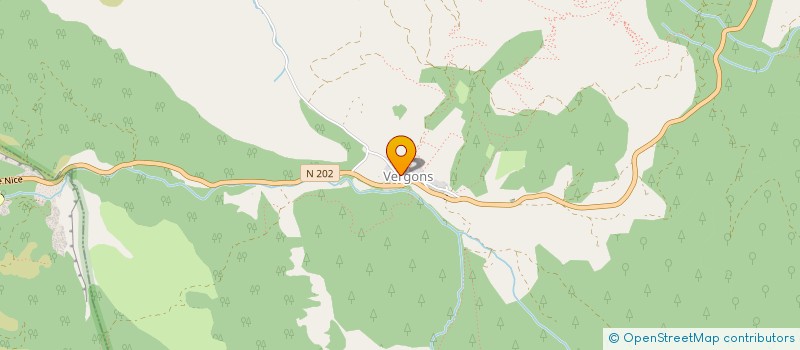 localisation de l'entreprise MADAME ELISA DEVEVEY  VERGONS