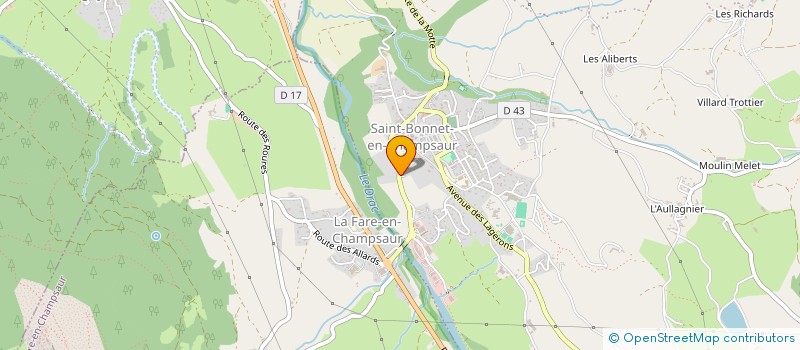 localisation de l'entreprise MADAME ELISA DOS RAMOS DE FREITAS à SAINT-BONNET-EN-CHAMPSAUR