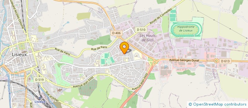 localisation de l'entreprise MADAME ELISA DROUET  LISIEUX