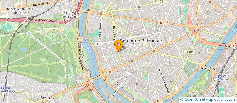 localisation de l'entreprise MADAME ELISA ELISA PERRICHON  BOULOGNE-BILLANCOURT