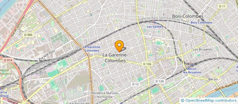 localisation de l'entreprise MADAME ELISA FAURE  LA GARENNE-COLOMBES