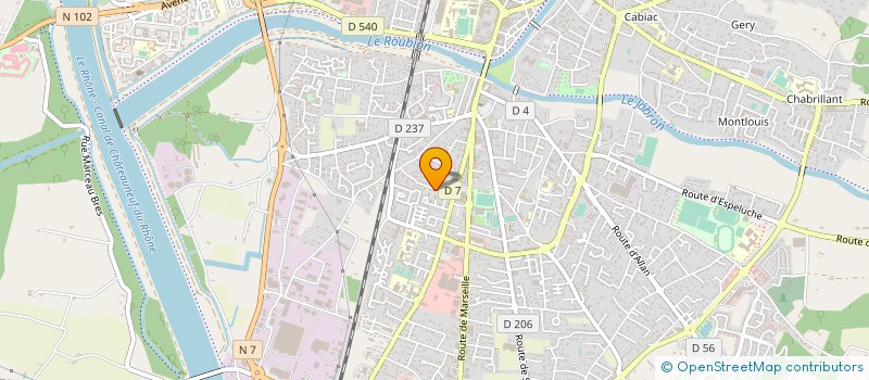 localisation de l'entreprise MADAME ELISA FELLOUS à MONTELIMAR