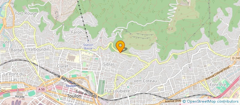 localisation de l'entreprise MADAME ELISA FERRANDIZ  TOULON