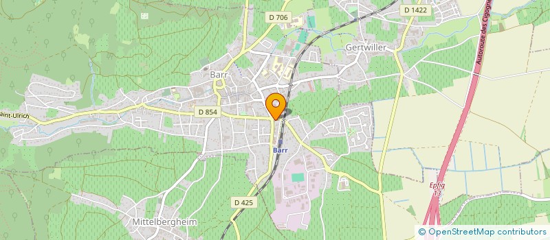 localisation de l'entreprise MADAME ELISA FUGLER  BARR