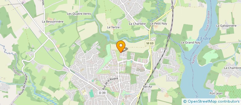localisation de l'entreprise MADAME ELISA GALLICHER à LA CHAPELLE-SUR-ERDRE