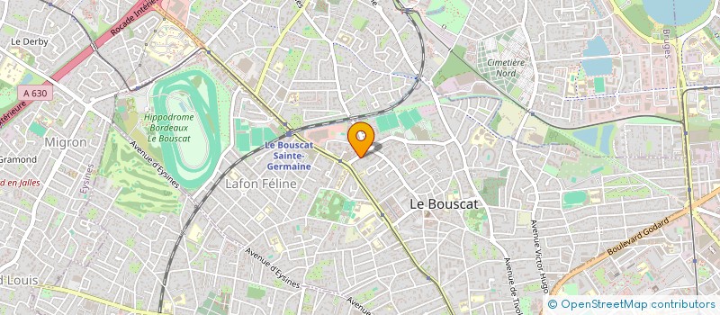 localisation de l'entreprise MADAME ELISA GAU  LE BOUSCAT