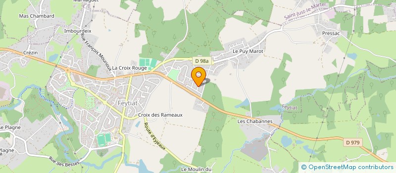 localisation de l'entreprise MADAME ELISA GAUJARD  FEYTIAT