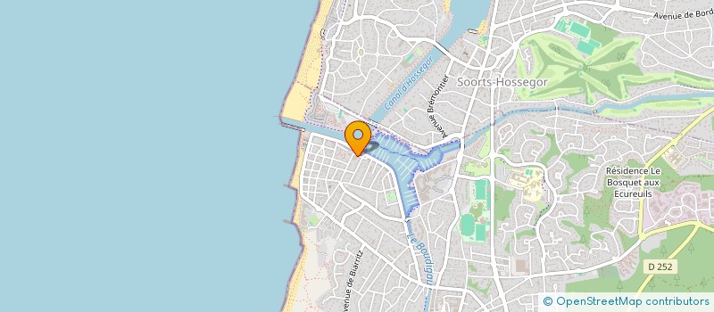 localisation de l'entreprise MADAME ELISA GAYE  CAPBRETON