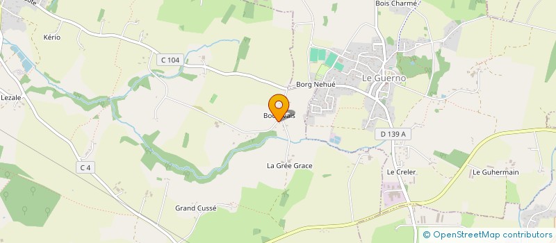 localisation de l'entreprise MADAME ELISA GERGAUD  NOYAL-MUZILLAC