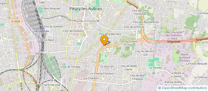 localisation de l'entreprise MADAME ELISA GIDEL à ORLEANS