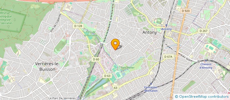 localisation de l'entreprise MADAME ELISA GIRARD à ANTONY