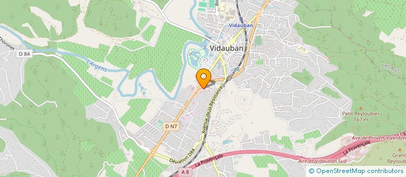 localisation de l'entreprise MADAME ELISA GONCALVES DE SOUZA  VIDAUBAN