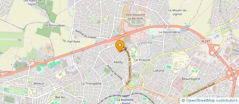 localisation de l'entreprise MADAME ELISA GOSSIN  LAGORD