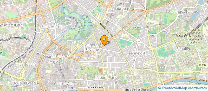 localisation de l'entreprise MADAME ELISA GOUDOU  RENNES