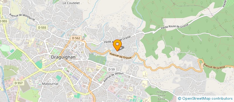 localisation de l'entreprise MADAME ELISA GRIMOND  DRAGUIGNAN