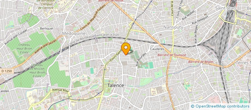 localisation de l'entreprise MADAME ELISA GRY  TALENCE