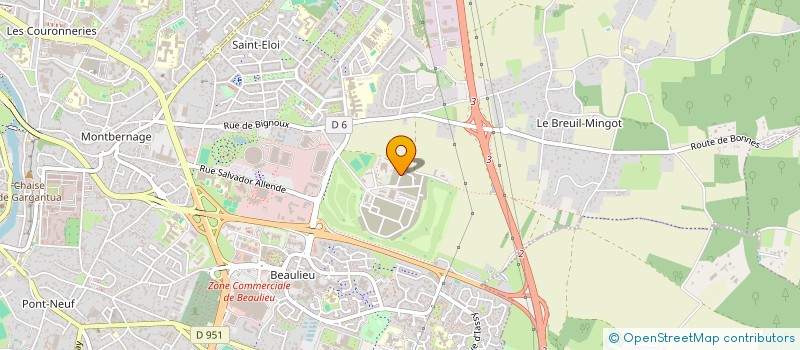 localisation de l'entreprise MADAME ELISA GUEMAGUEMA  POITIERS