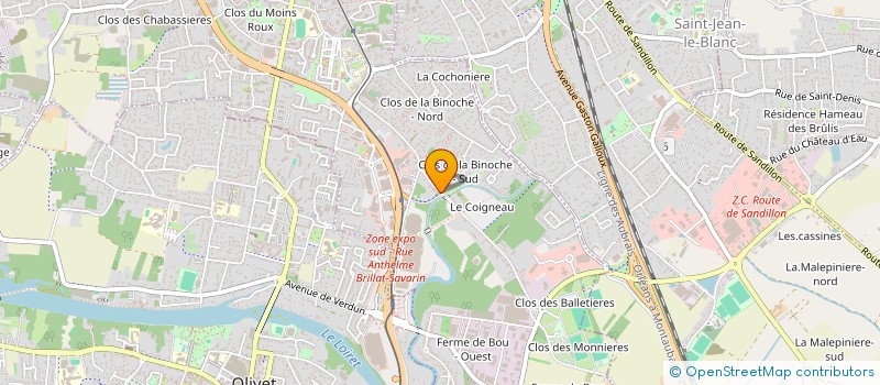 localisation de l'entreprise MADAME ELISA GUERINEAU  ORLEANS
