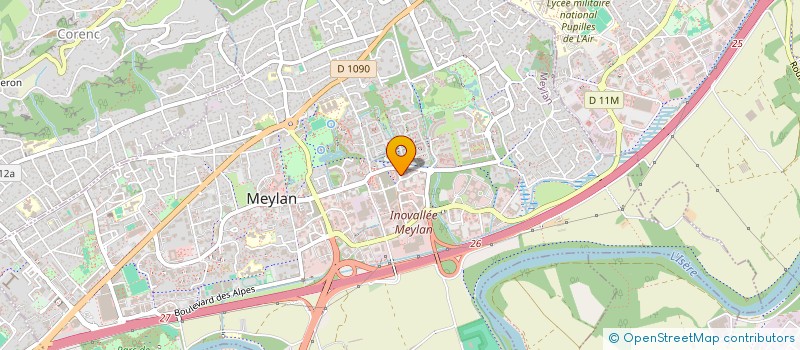 localisation de l'entreprise MADAME ELISA GUGLIELMO  MEYLAN