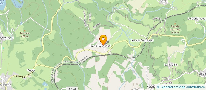 localisation de l'entreprise MADAME ELISA GUILLARD à LAURIERE