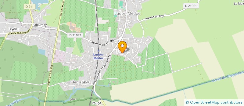 localisation de l'entreprise MADAME ELISA GUILLAUME  LUDON-MEDOC