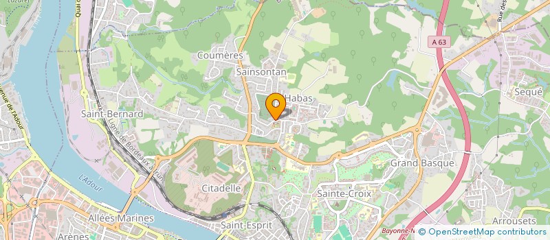 localisation de l'entreprise MADAME ELISA HENRY  BAYONNE