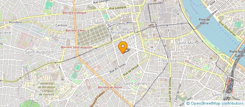 localisation de l'entreprise MADAME ELISA HUBERT  BORDEAUX