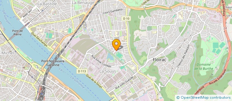 localisation de l'entreprise MADAME ELISA IHUELLO  FLOIRAC