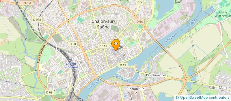 localisation de l'entreprise MADAME ELISA JANDIA à CHALON-SUR-SAONE
