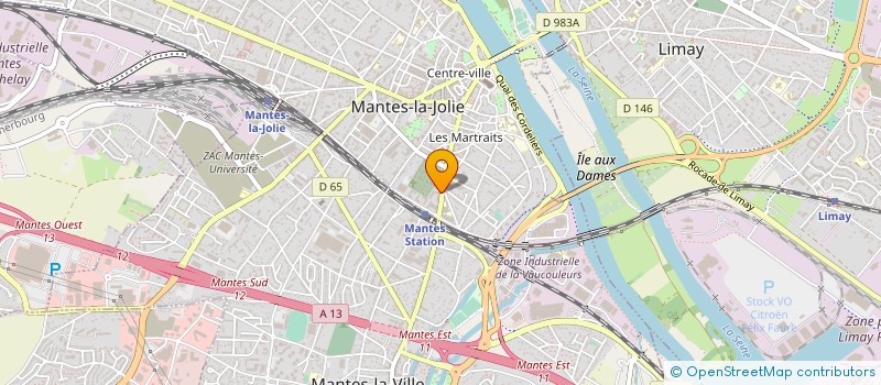 localisation de l'entreprise MADAME ELISA JULIE YNIESTA  MANTES-LA-JOLIE