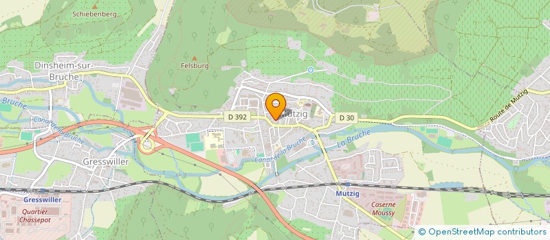 localisation de l'entreprise MADAME ELISA KLEIN  MUTZIG