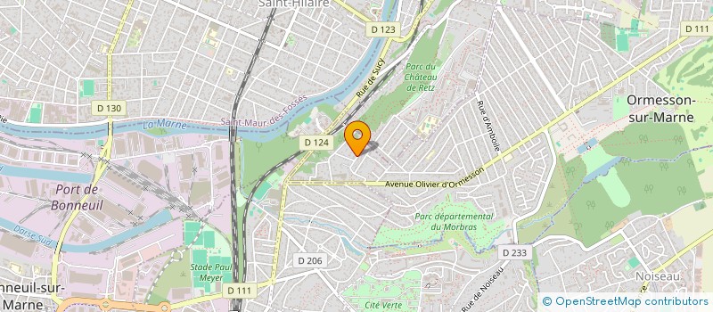 localisation de l'entreprise MADAME ELISA KRASNIQI  ORMESSON-SUR-MARNE