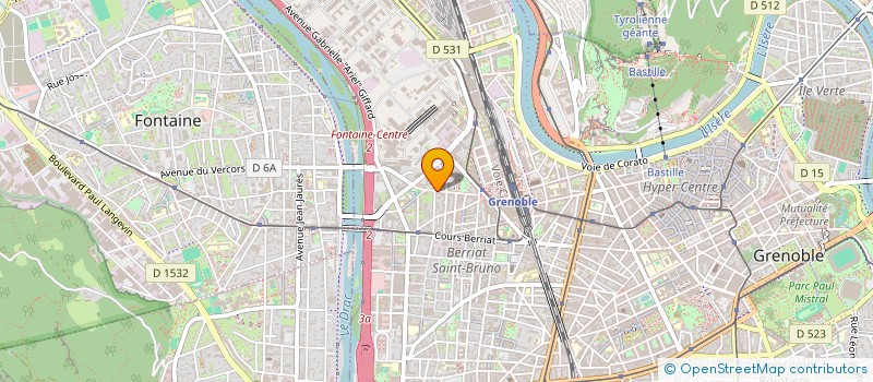 localisation de l'entreprise MADAME ELISA KY à GRENOBLE