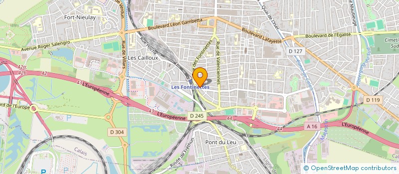 localisation de l'entreprise MADAME ELISA LABOU  CALAIS