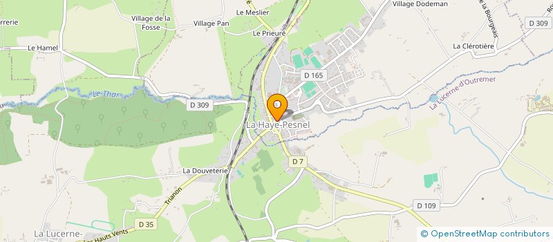 localisation de l'entreprise MADAME ELISA LAINE  LA HAYE-PESNEL