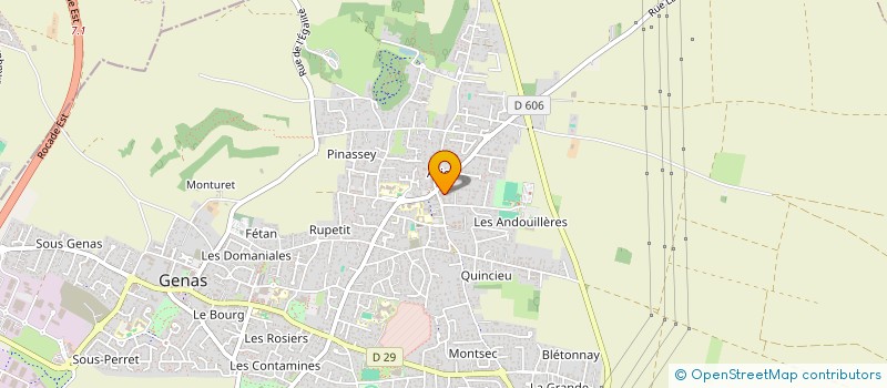 localisation de l'entreprise MADAME ELISA LAMPSON  GENAS