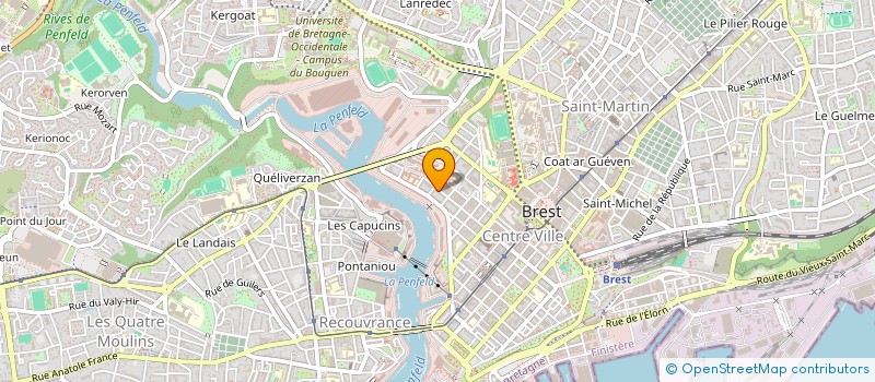 localisation de l'entreprise MADAME ELISA LAOT à BREST