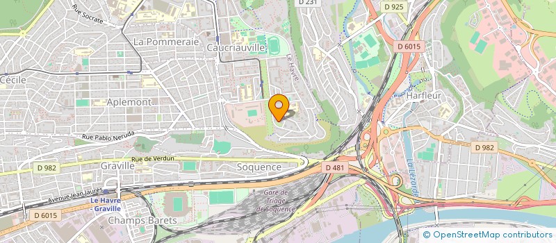 localisation de l'entreprise MADAME ELISA LARREDE  LE HAVRE