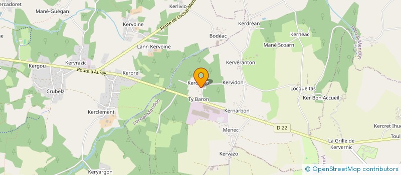 localisation de l'entreprise MADAME ELISA LE BOULAIRE  LOCOAL-MENDON