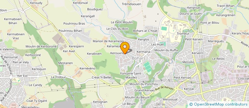 localisation de l'entreprise MADAME ELISA LE MENER  BOHARS