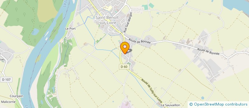 localisation de l'entreprise MADAME ELISA LEBRUN à SAINT-BENOIT-SUR-LOIRE