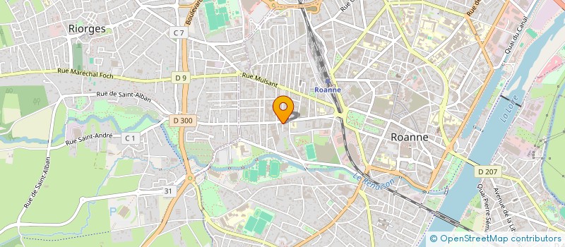 localisation de l'entreprise MADAME ELISA LECA à ROANNE