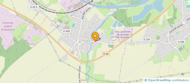 localisation de l'entreprise MADAME ELISA LEDUC  THIANT