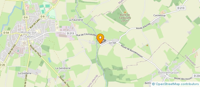 localisation de l'entreprise MADAME ELISA LEFRANCOIS  COURVAUDON