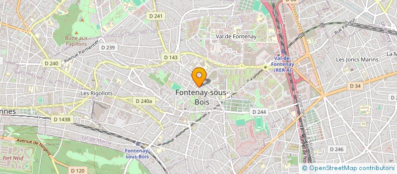 localisation de l'entreprise MADAME ELISA LEGOUY à FONTENAY-SOUS-BOIS