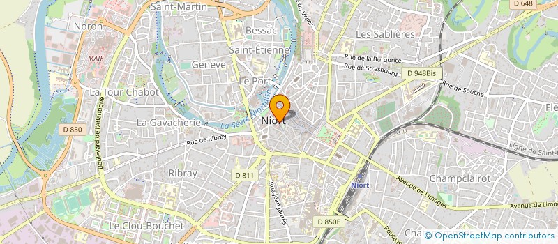 localisation de l'entreprise MADAME ELISA LELAINE  NIORT