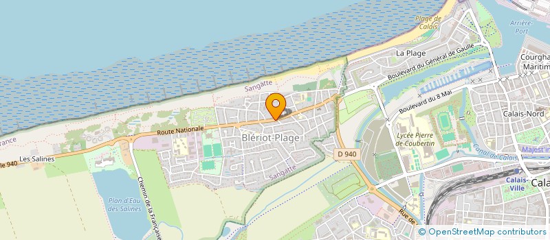 localisation de l'entreprise MADAME ELISA LEMAIRE  SANGATTE