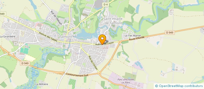 localisation de l'entreprise MADAME ELISA LEMARIE  TALMONT-SAINT-HILAIRE